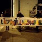 Ein herzlicher Empfang wurde den französischen Gästen nach der hindernisreichen Anreise zuteil.